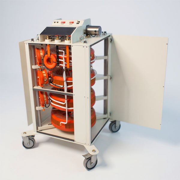 Variac monofásico 250A con servomotor, vista 3