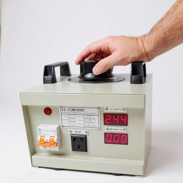 Variac monofásico 2,5 a 4 amp