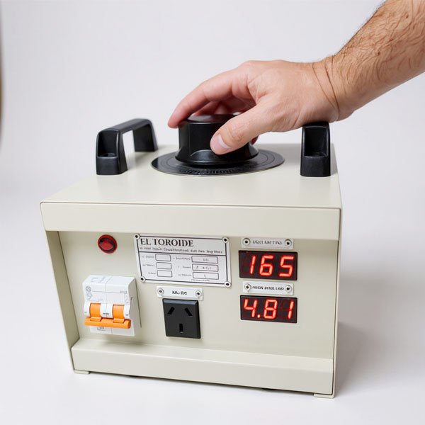 Variac monofásico 6, 8, 10 y 12 amp
